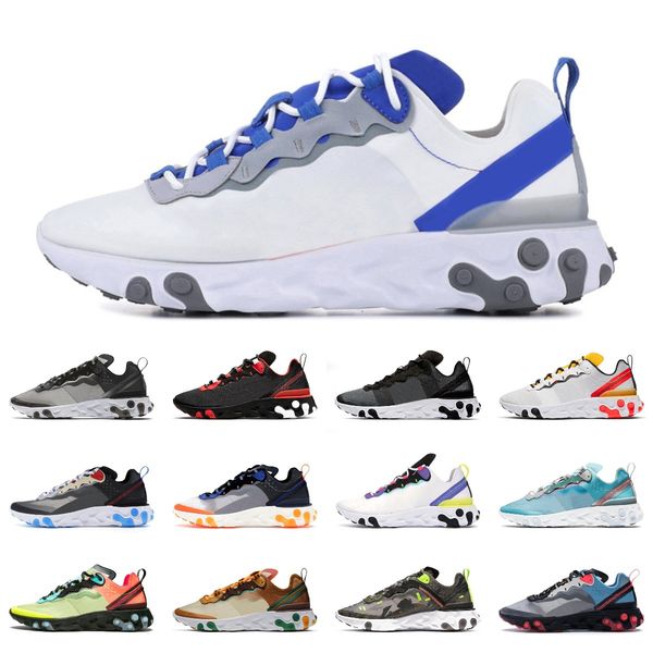 

2020 react element 87 55 кроссовки для мужчин и женщин light bone triple black bred hyper pink мужские кроссовки спортивные кроссовки #23004
