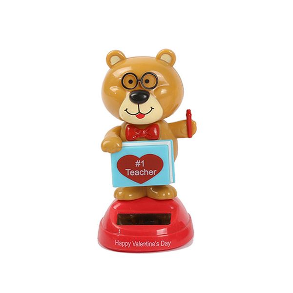 

magic solar powered dancing swinging toy gift car decoration novelty happy dancing solar animal toys for children #lr25