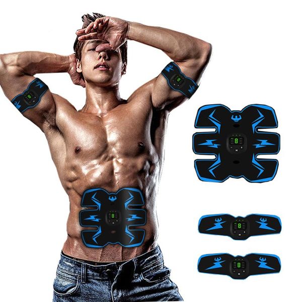 

abs muscle stimulator abdominal ems trainer electrostimulation home gym equipment fitness massager body slimmingusb rechargeable