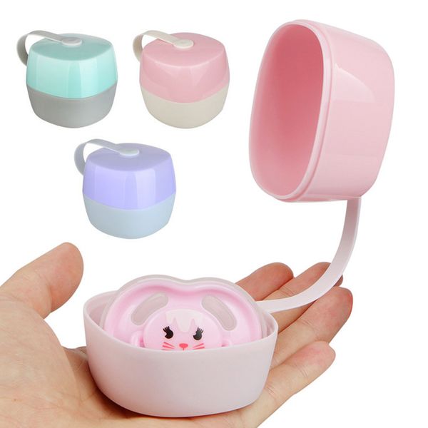 

fashion portable baby pacifier nipple cradle case pacifier box holder for infant kids travel storage boxl