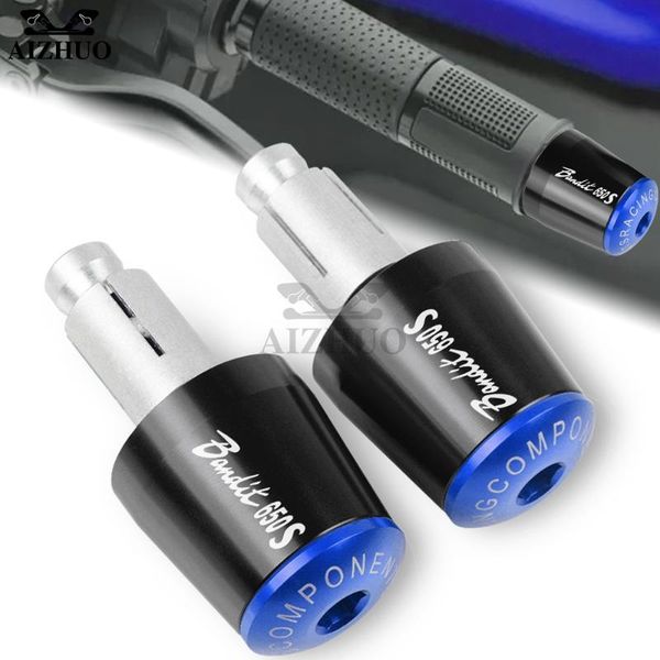 

motorcycle hand bar end handle grips end hand cap 7/8"22mm for bandit 650s bandit650s 2015 gsf600 bandit gsf 250