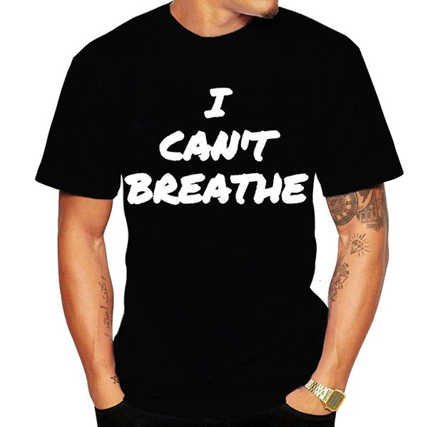 

mn289 i can't breathe i can't breathe black pure cotton male t short, Gray;blue