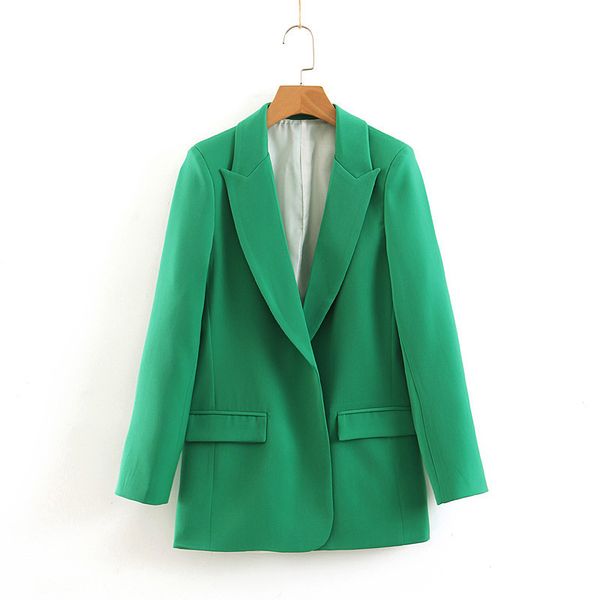 

genayooa office blazer women jacket green suit 2019 temperament wind green suit loose coat woman, White;black