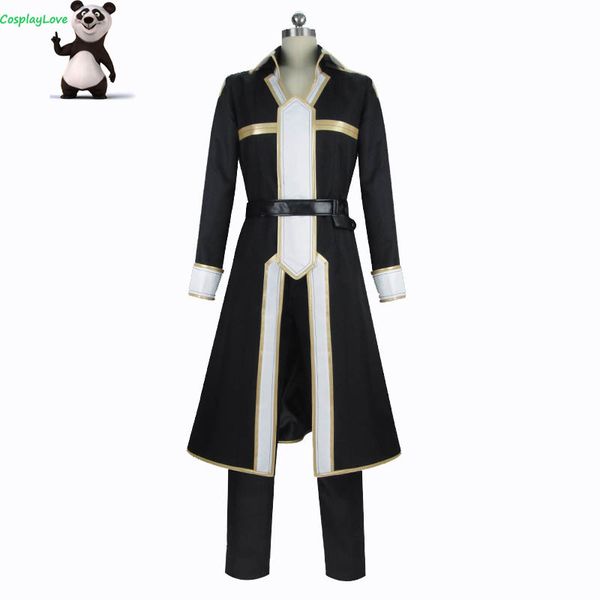 

cosplaylove sword art online alicization kirigaya kazuto cosplay costume custom made for christmas halloween, Black