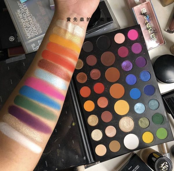 

In tock jame charle palette eye hadow makeup 39 color eye hadow inner arti t eye hadow pallete retail fa t hipping