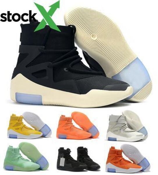 

mens fear of god 1 basketball shoes high black sneakers airing 2020 fashion designers orange pulse light bone amarillo fog women boots shoes