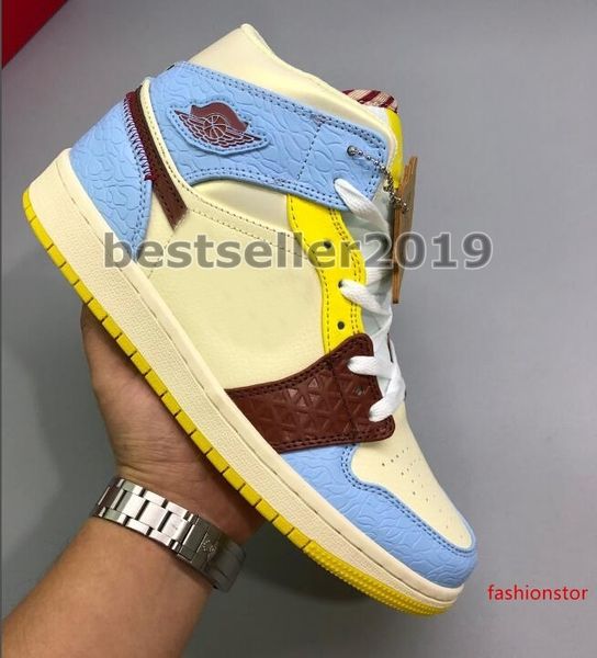 

1 high mid fearless 2020 mens basketball shoes cu2803-200 women designer sneakers baskets 1s maison chateau rouge trainers