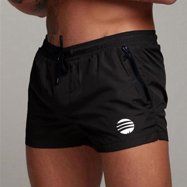 

new 2020 summer fashion running shorts men sports jogging fitness shorts quick dry mens gym men sport gyms short pants, Black;blue