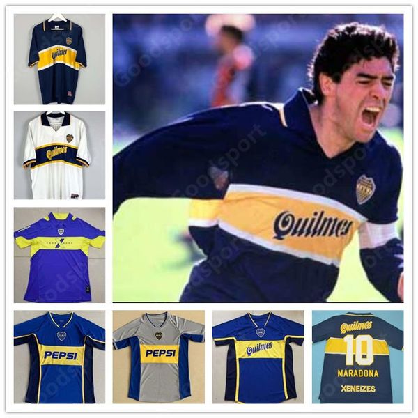 

ретро 97 98 maradona boca juniors футбол джерси роман caniggia 96 2002 03 palermo маек майо camiseta де futbol 05 2001 калсио, Black;yellow