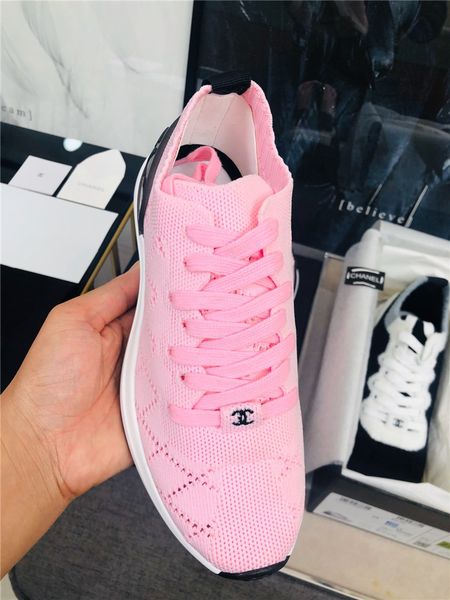 

luxury design casual boots platform socks knitted women's shoes fiber stretch fashion wild sports casual shoes plus size:35-40 a77, Black