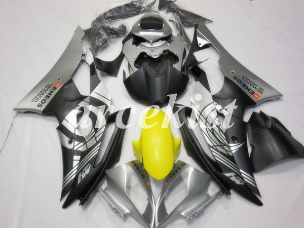 

new abs injection mold full fairings kits fit for yamaha yzf-r6 2008 2009 2010 2011 2012 2013 2014 2015 2016 r6 body set black yellow