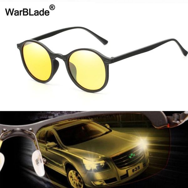 

warblade women men polarized sunglasses round small night vision sun glasses anti-glare night driving goggle uv400 eyewear gafas qajiw