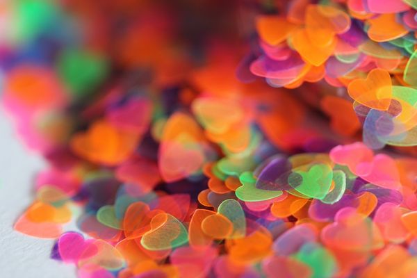 

beautiful transparent brilliant neon hearts glitters paillettes for nail manicure/resin /candle/wedding decoration confet, Silver;gold