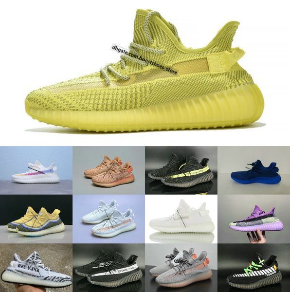 

2020 new color blue tint zebra women men designer shoes sneakers trainers 36-46, Black