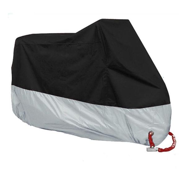 

motorcycle cover protective outdoor indoor 190t 210d sun protection rainproof dust-proof motorbike rain cover