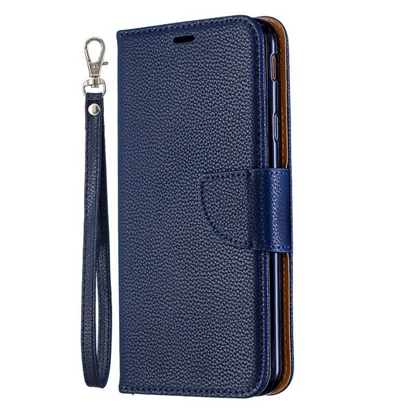

flip cover stand wallet for samsung galaxy j4 plus case pure color lichee pattern pu leather cases for samsung galaxy j4 prime