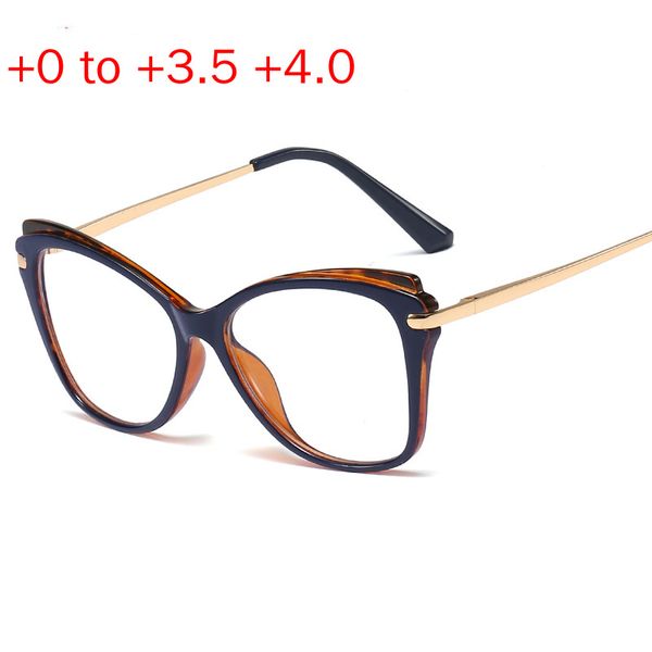 

женщины синий leopard cat рама свет фотохромные очки для чтения на улице дальний и ближний диоптрий progressive multi-фокус чтения nx, White;black