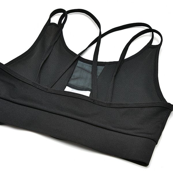 

new women sportswear set strappy mesh vest with shorts for yoga lmh66, White;red