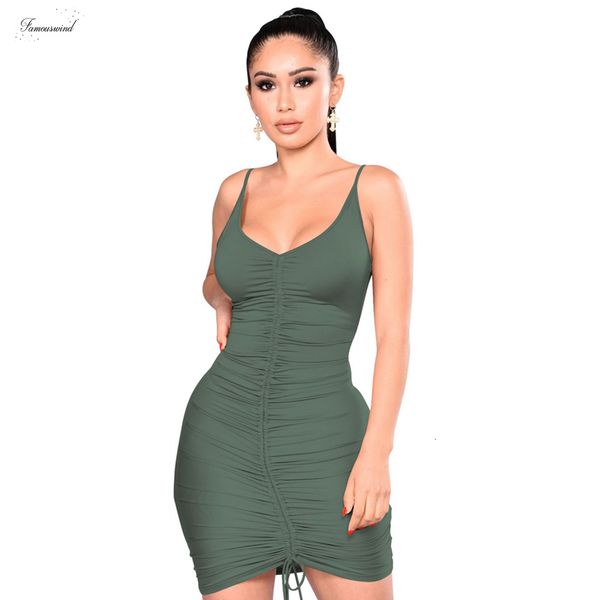 

bodycon бинты платье 2019 глубокий v шеи женщины мантия платье партии ruched клуба backless короткие boho лето мини-бич платья, Black;gray