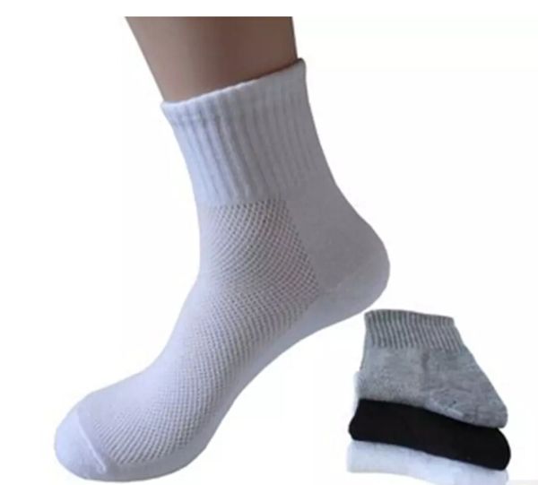 

mens casual ankle mesh socks cotton solid color socks male fashion spring summer size accessories for male ing, Black