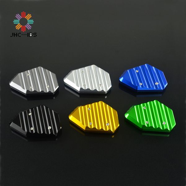 

kickstand foot side stand extension pad support plate for k1200s k1200r 05-08 2005-2008 k1300s k1300r 09-14 motorcycle