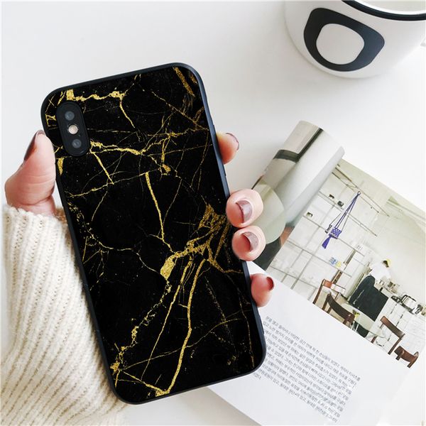 

коке luxury marble black c крышка для iphone 11 pro xs max хг чехол для iphone 8 7 6s plus 5s se case мягкой обложки силиконовой