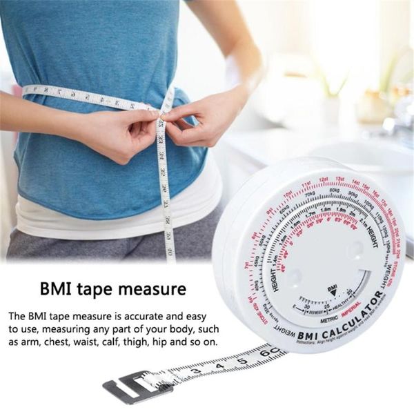 2019 Bmi Tape Measure Body Fat Measuring Tape 150cm Retractable