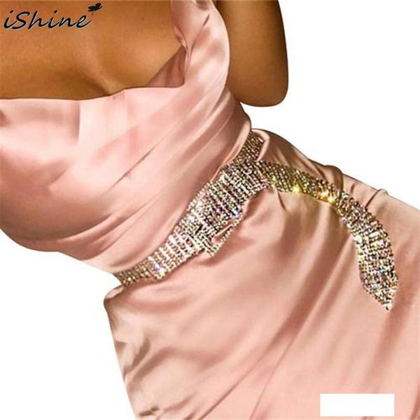 

инкрустированные десять рядов блестящие rhinestone талия цепи подходит для ночной performance пояса тенденции моды женский аксессуары, Black;brown