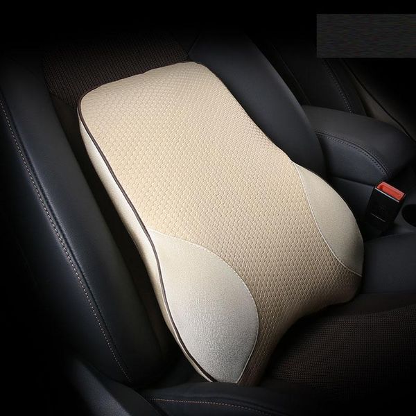 

lumiparty car lumbar back support pillow space memory cotton car cushion breathable chair lumbar supports back cushion