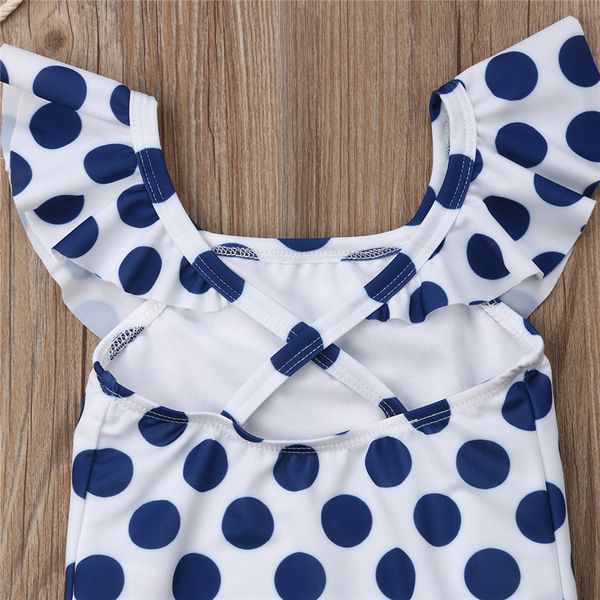 

girls swimwear summer kids swimwear girls bathing suit polka dot print bodysuit beachwear beach baby wear biquini