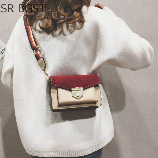 

black/red/khaki vintage woman leather shoulder satchel pu messenger bag day pack