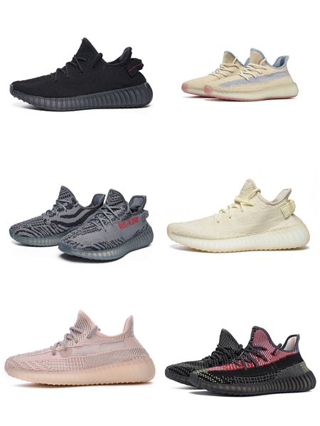 

2020 new wave runner blush desert rat super moon yellow running shoes kanye west mens women sneaker sports shoes #qa336