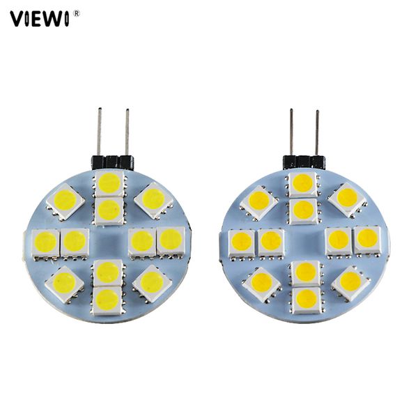 Grosshandel 10x Ampulle G4 3w Lampe Licht 12 Volt Led Haushaltslampe Auto Leseleuchten Smd 5050 12 Leds 12v V Marine Camper Kronleuchter Lampen Von