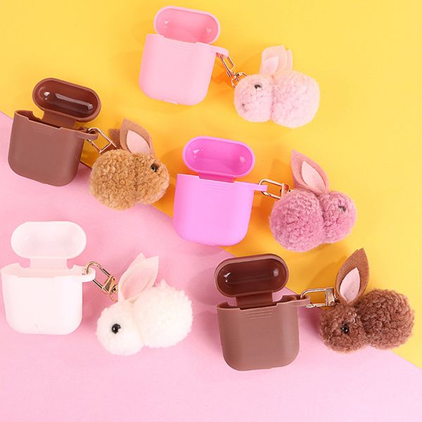 

tiny keychain hanging kawaii animal bag pendant decoration key chain small ornament wedding party gift plush toy, Silver