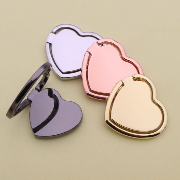 

love heart shaped finger ring holder metal love ring holder bracket phone holder stand for samsung for iphone 11