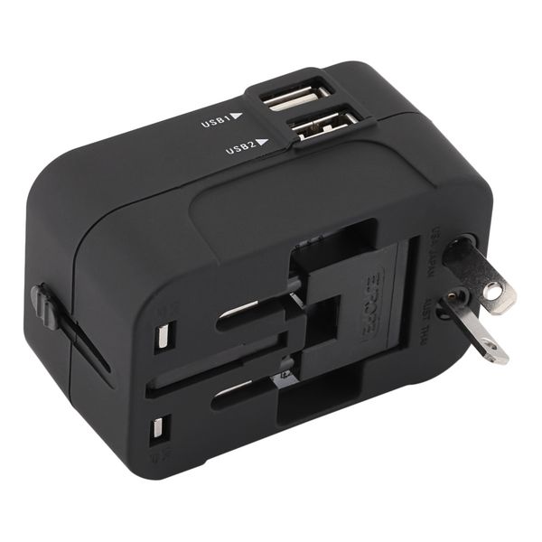 

hht202 international power travel adapter dual usb port