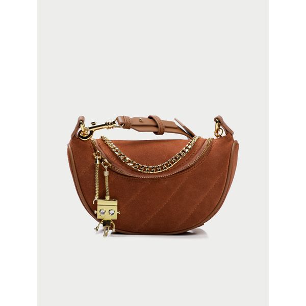 

autumn and winter new broadband frosted belt shoulder diagonal chest bag
