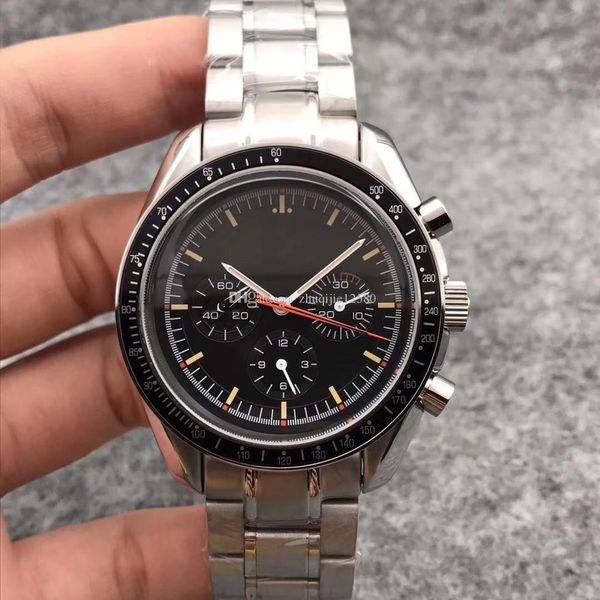 

wholesale luxury fashion mens watches black 41mm dial stainless steel watches automatic movement male wristwatches, Slivery;brown