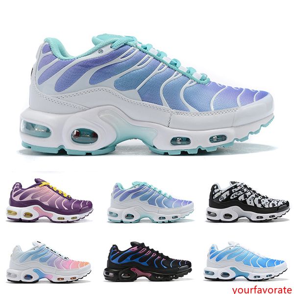 

2019 girl black green tn mercurial plus tn ultra se running shoes lady women sliver gold orange chaussures athletic sports sneakers