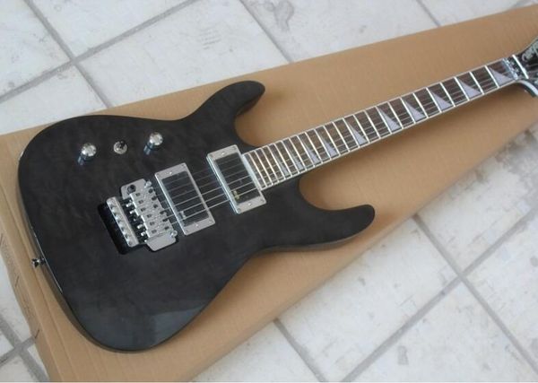 

левая двойная коромысла электрическая гитара облако шаблон шпона прозрачный черный сменным активного датчика, свободная перевозка груза