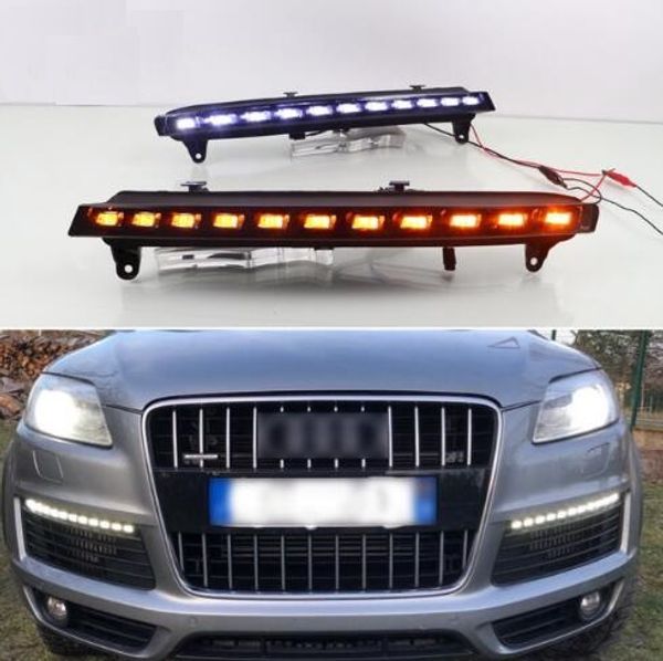 

for audi q7 2006 2007 2008 2009,yellow turning signal light car drl waterproof 12v led daytime running light fog lamp bulb