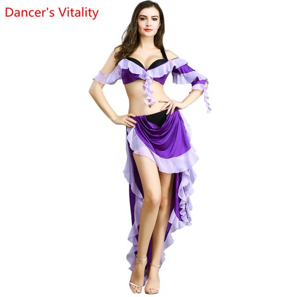 

2019 новое поступление костюм для танца живота комплект высокого качества танец живота одежда сексуальный костюм бюстгальтер -8825, Black;red