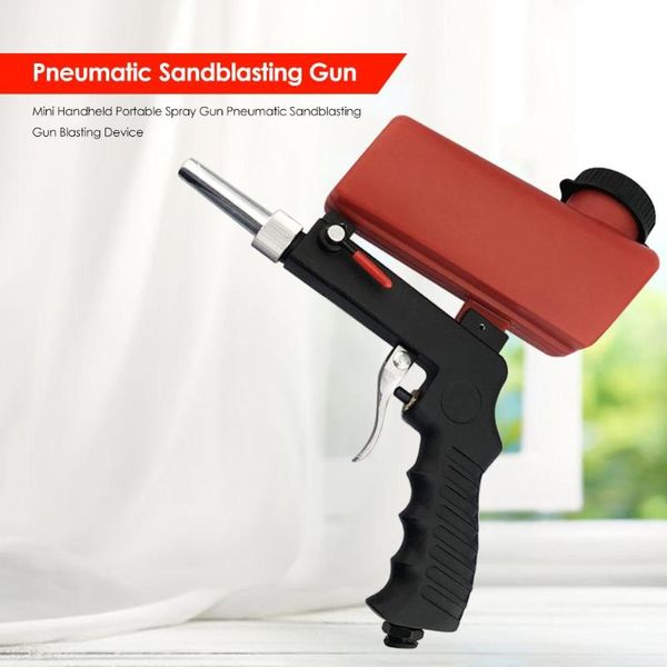 

portable mini gravity pneumatic spray gun home diy mini blasting device sandblaster adjustable sandblasting machine