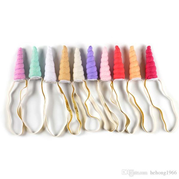 

colourful unicorn headband birthday baby hairs hoop non woven fabric hair band evening party gift 7bj c r