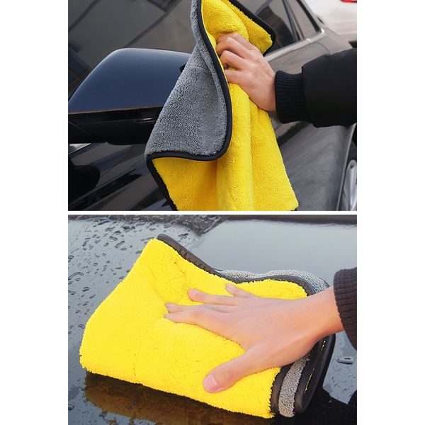 

car wash towel super absorbent thick microfiber car cleaning cloth detailing towel wax wash kit