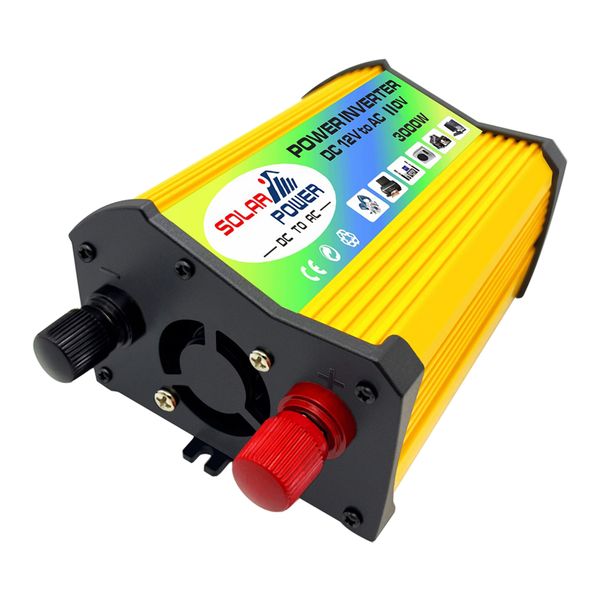 

dc 12v to ac 110v dual usb converter 3000w peak led power inverter