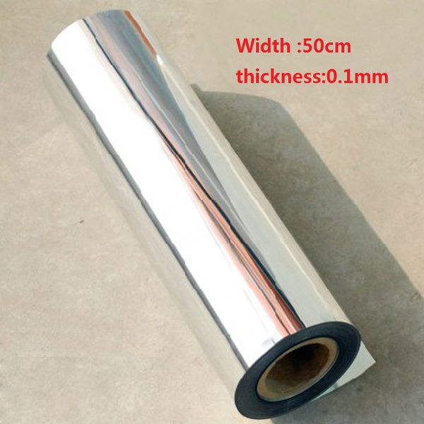 

0.5m x 1m reflective decorative mirror foil waterproof self adhesive contact paper luminous peel sticker