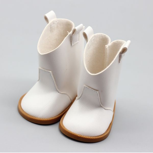 

pink red shiny boots shoes for 43cm baby girl 18
