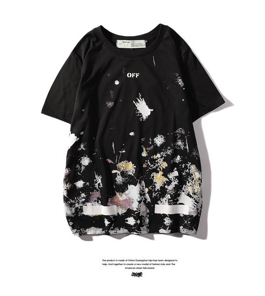 

summer womans t-shirt european and american starry sky printed white male and female couple shirts