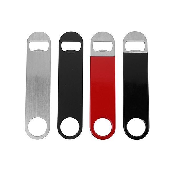 

unique stainless steel large flat speed bottle cap opener remover bar blade home l professional beer bottle opener lx2277